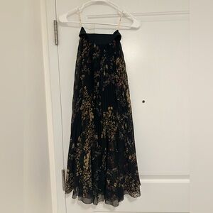 WILFRED long floral skirt